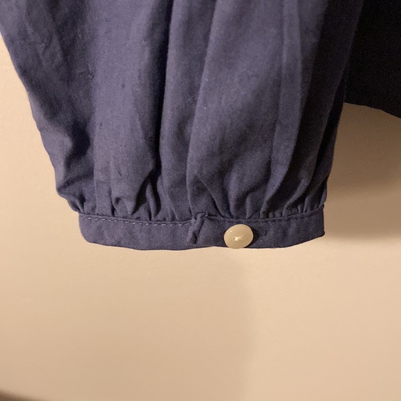 Universal Thread women’s blue long sleeve blouse - Picture 9 of 15